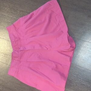 Vintage 80s Anchor Blue Shorts High Waist Hot Pink Women's Retro Style SZ Small